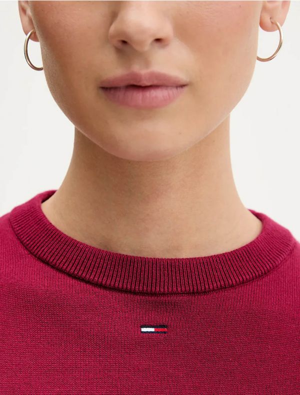 Maglia manica lunga Tommy Jeans - ciliegia