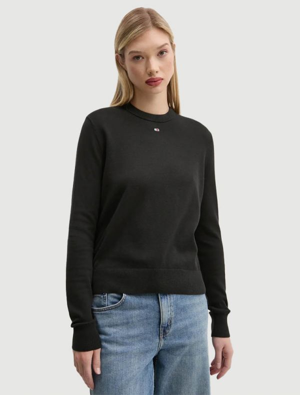 Maglia manica lunga Tommy Jeans - black