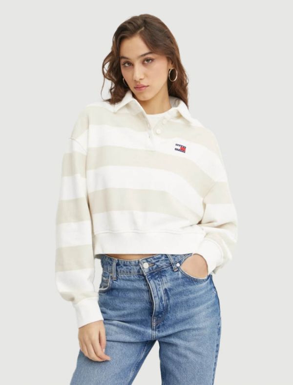 Maglia manica lunga Tommy Jeans - beige