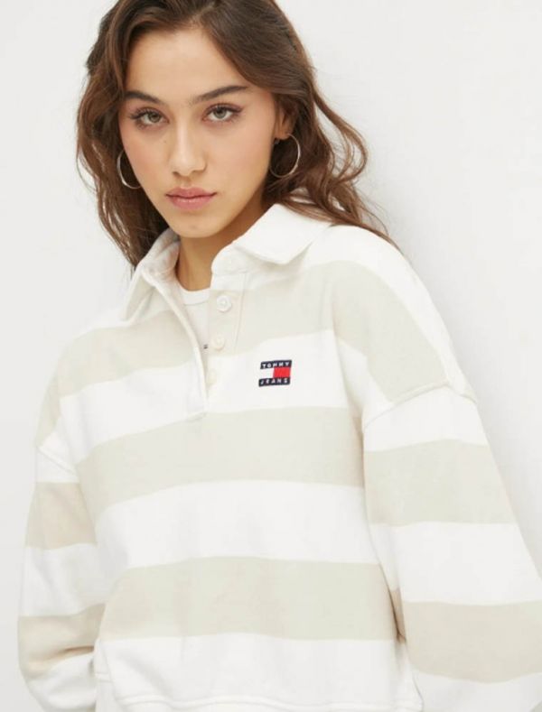 Maglia manica lunga Tommy Jeans - beige