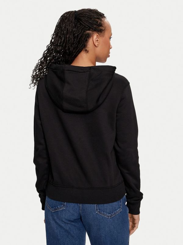 Maglia in felpa zip cappuccio Tommy Jeans - nero