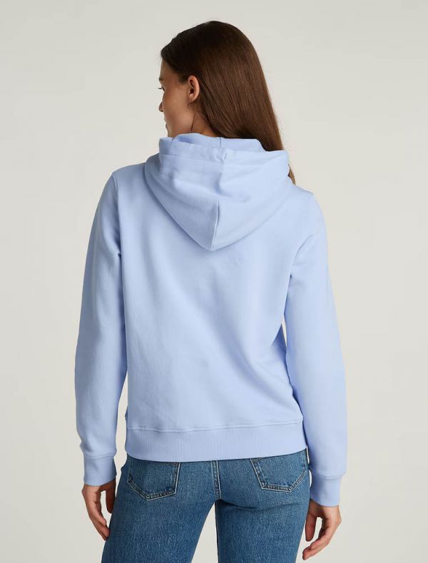 Maglia in felpa cappuccio Tommy Jeans - azzurro