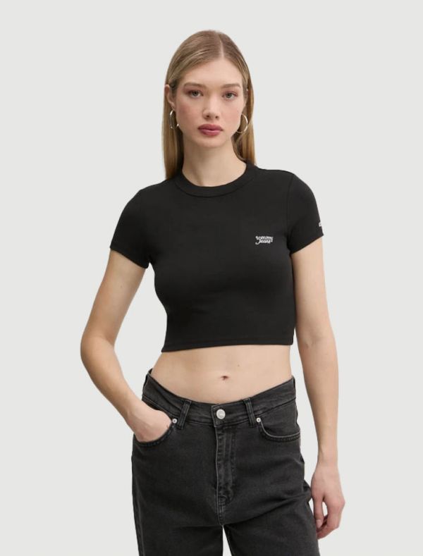 T-shirt manica corta Tommy Jeans - black