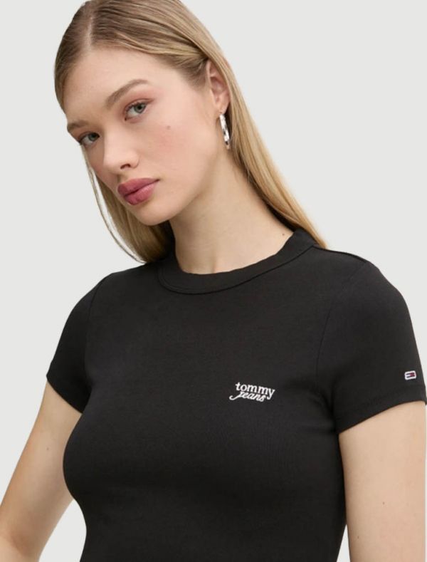 T-shirt manica corta Tommy Jeans - black