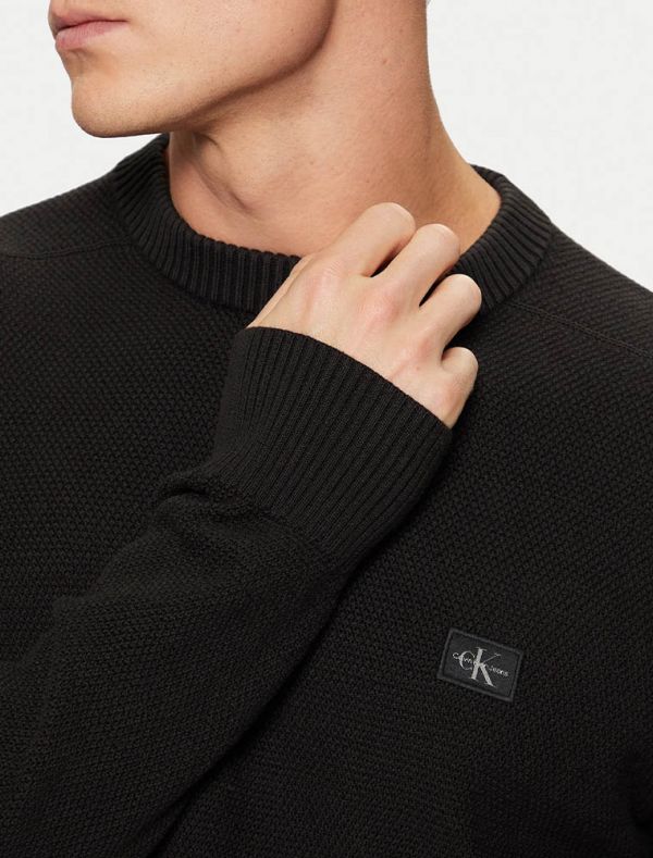 Maglia manica lunga Calvin Klein - black