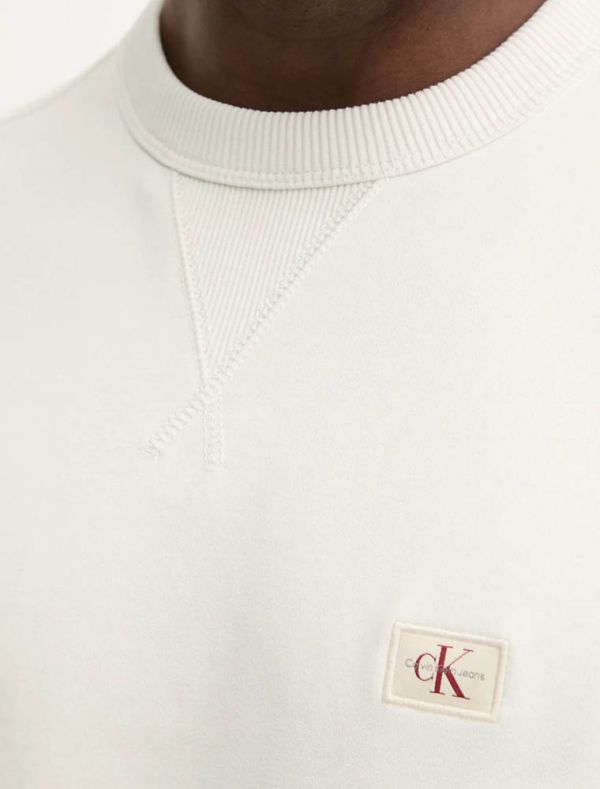 Maglia in felpa Calvin Klein - avorio