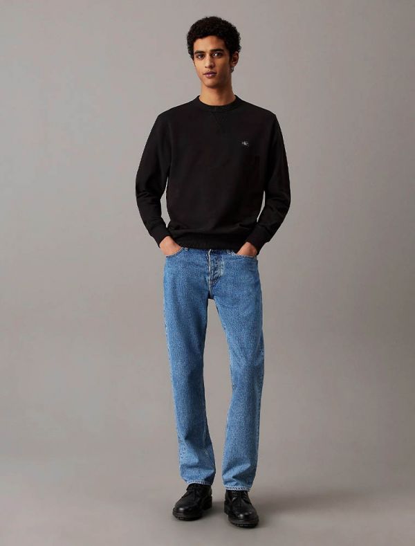 Maglia in felpa Calvin Klein - black