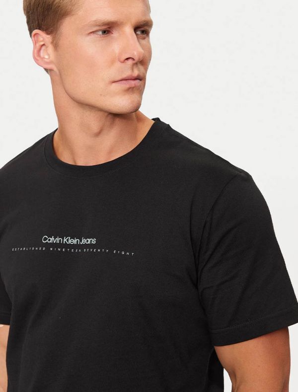 T-shirt manica corta Calvin Klein - black