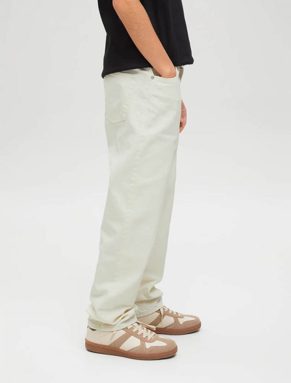 Pantalone jeans Jack & Jones - white