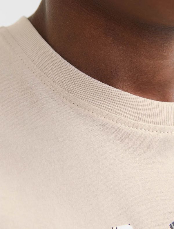 T-shirt manica corta Jack & Jones - beige