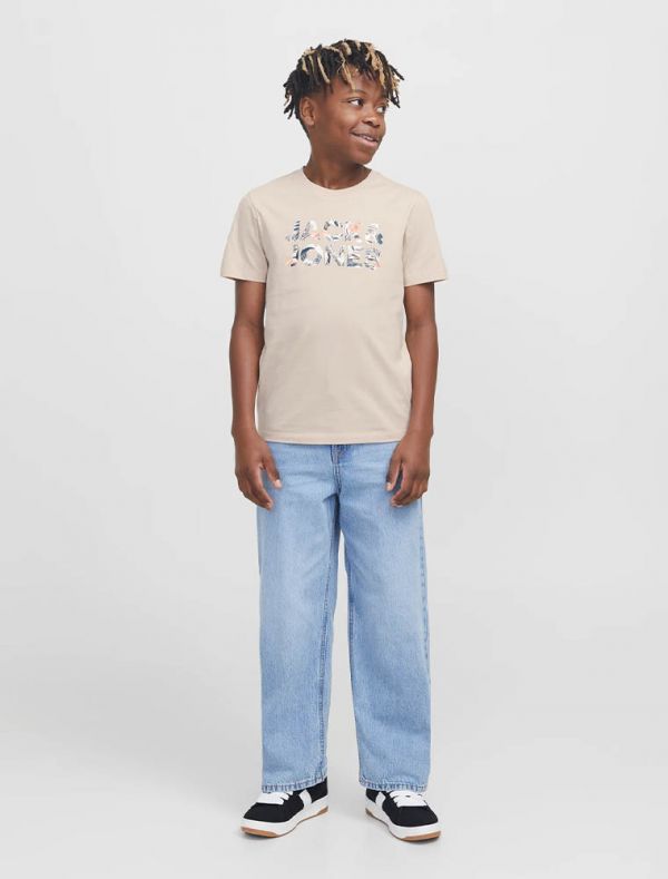 T-shirt manica corta Jack & Jones - beige