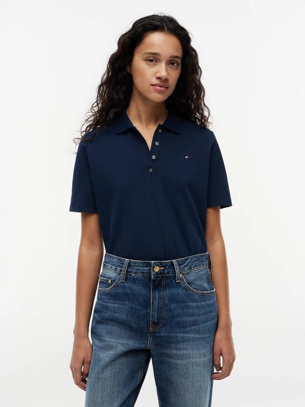 Polo manica corta Tommy Hilfiger - blu notte
