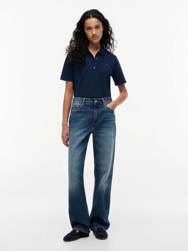 Polo manica corta Tommy Hilfiger - blu notte