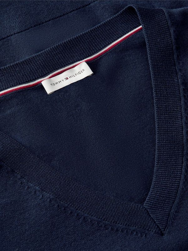 Maglia manica lunga Tommy Hilfiger - blu notte