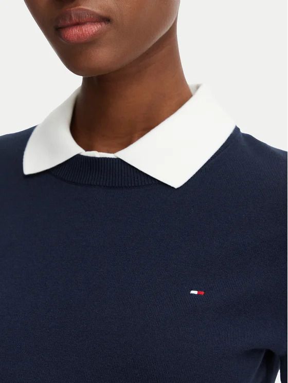Maglia manica lunga Tommy Hilfiger - blu