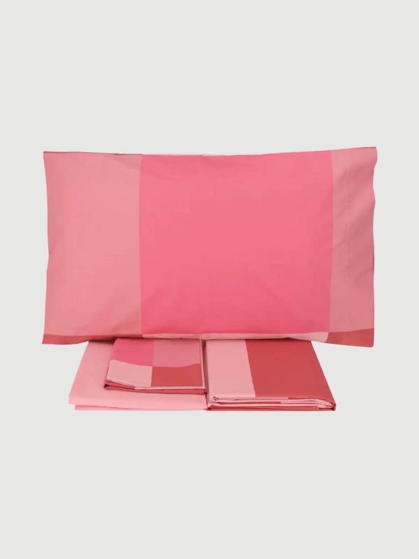 Completo lenzuola 1 piazza Gabel - rosa