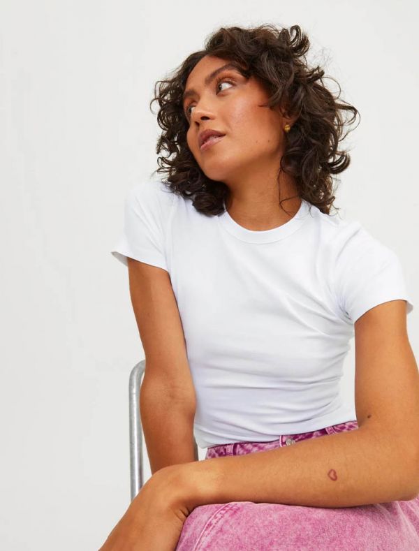 T-shirt manica corta Jjxx - bright white