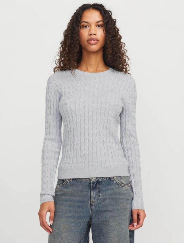 Maglia manica lunga Jjxx - light grey melange