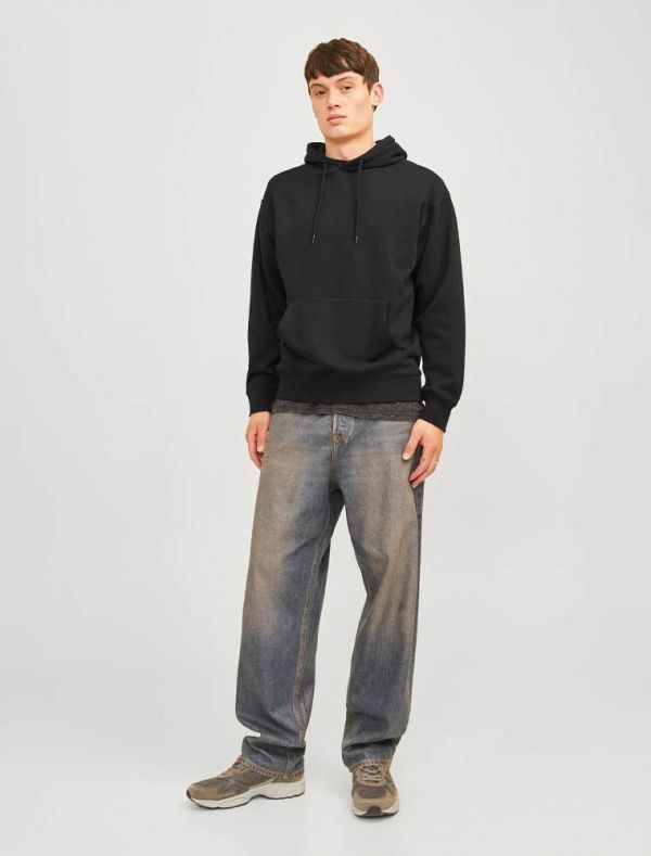 Maglia in felpa cappuccio Jack & Jones - black