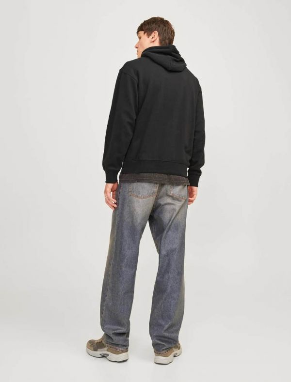 Maglia in felpa cappuccio Jack & Jones - black
