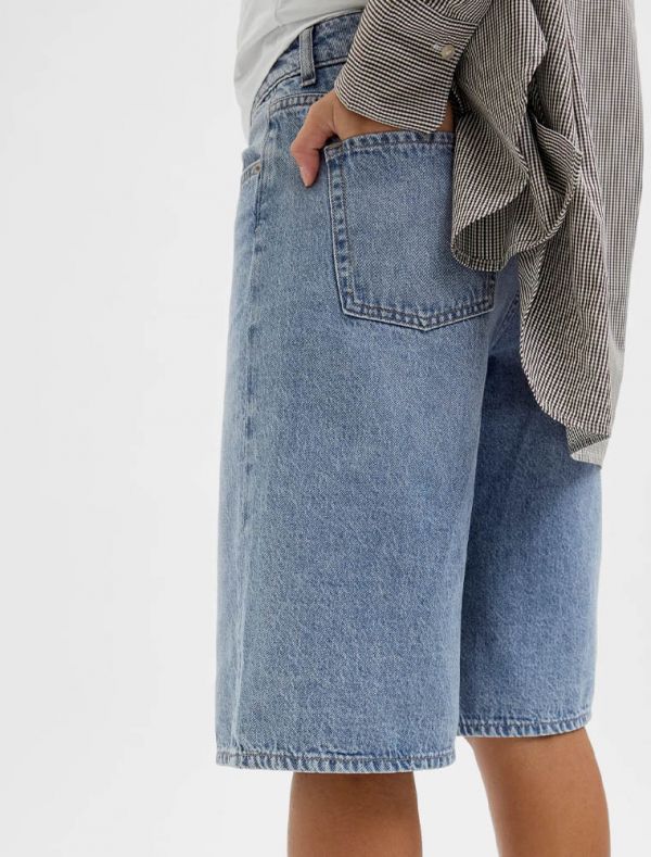 Bermuda jeans Jjxx - light blue denim