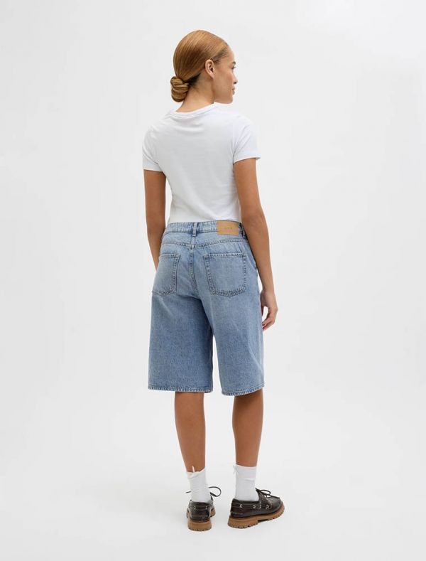 Bermuda jeans Jjxx - light blue denim