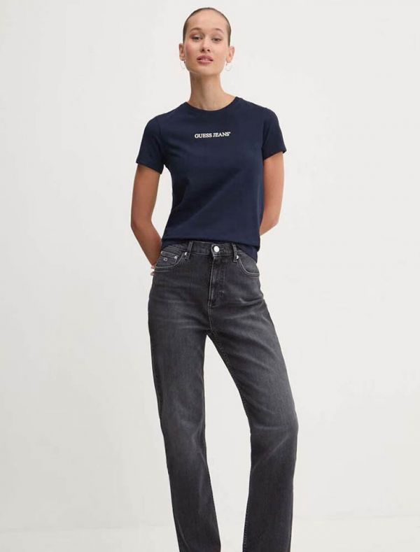 T-shirt manica corta Guess Jeans - oceano