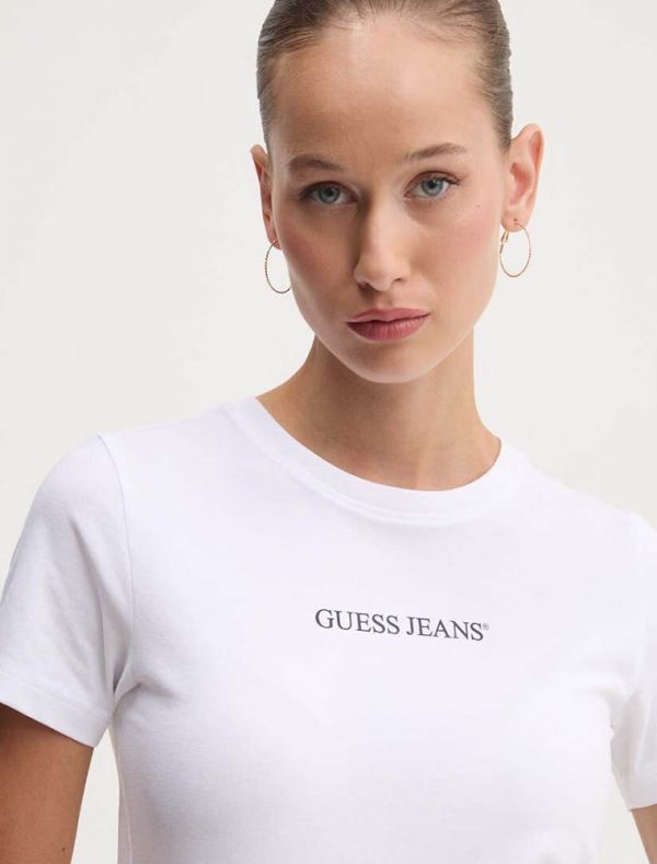T-shirt manica corta Guess Jeans - white