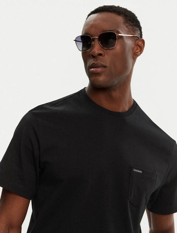 T-shirt manica corta Guess Jeans - nero