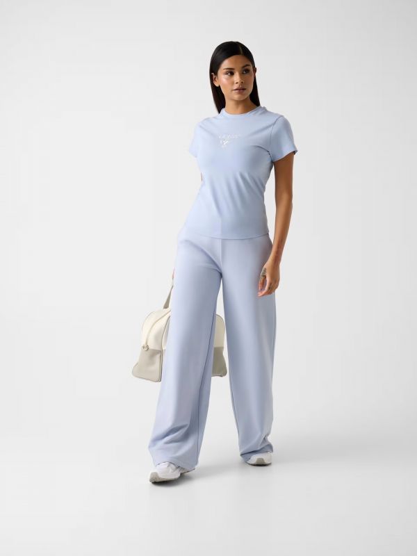 T-shirt manica corta sportiva Guess - violetta