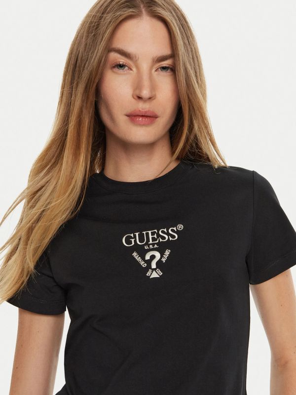 T-shirt manica corta sportiva Guess Sport - black