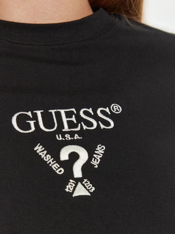 T-shirt manica corta sportiva Guess Sport - black