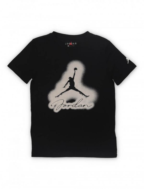 T-shirt manica corta sportiva Jordan - nero