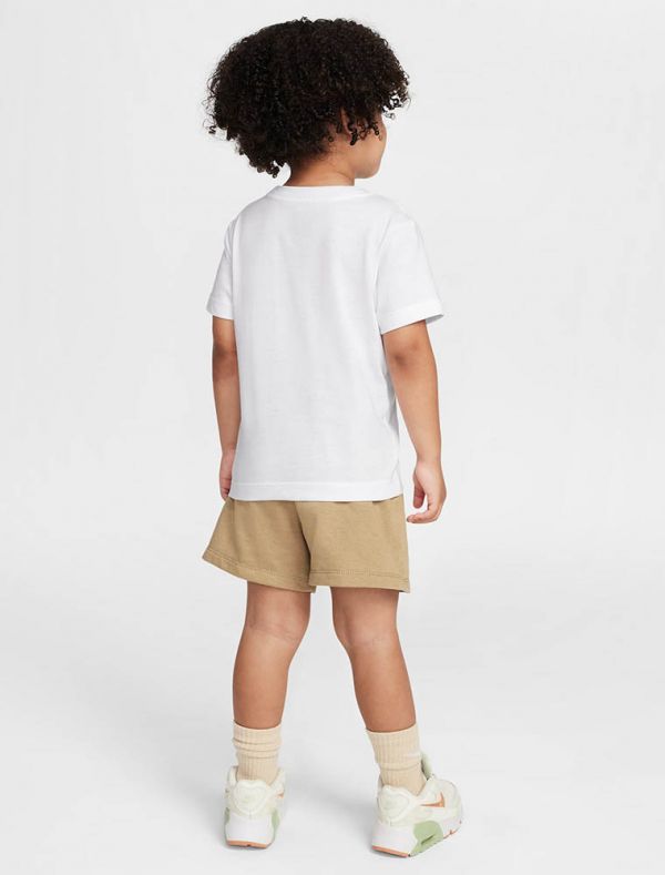 Completo maglia e pantalone corto Nike - bianco militare