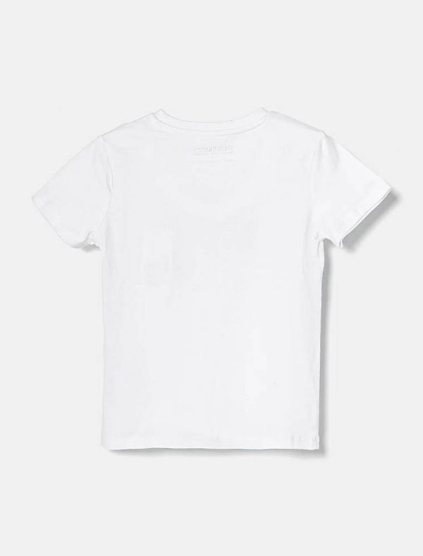 T-shirt manica corta Guess - bianco