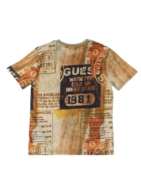 T-shirt manica corta Guess - fantasia