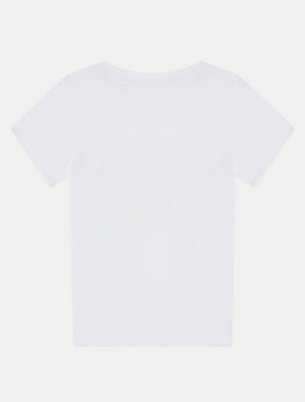 T-shirt manica corta Guess - bianco
