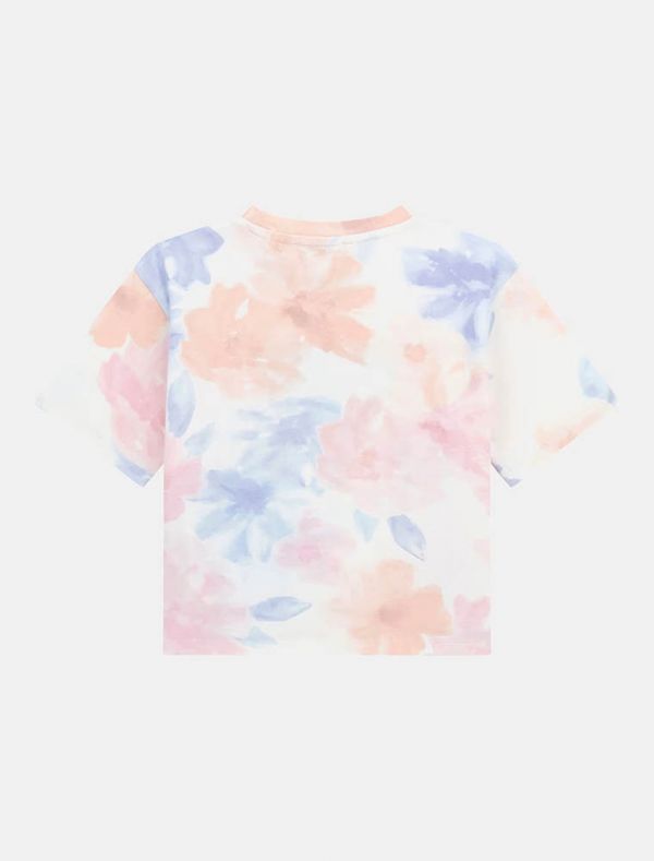 T-shirt manica corta Guess - flowers