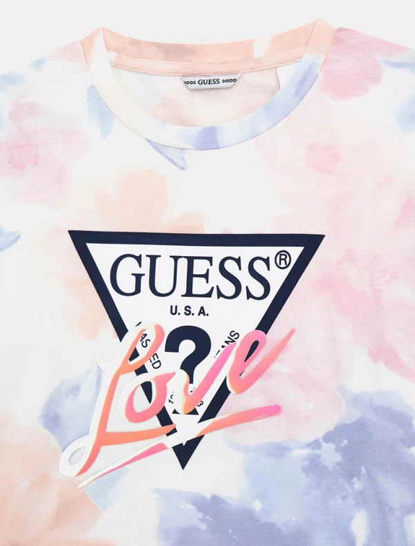 T-shirt manica corta Guess - flowers