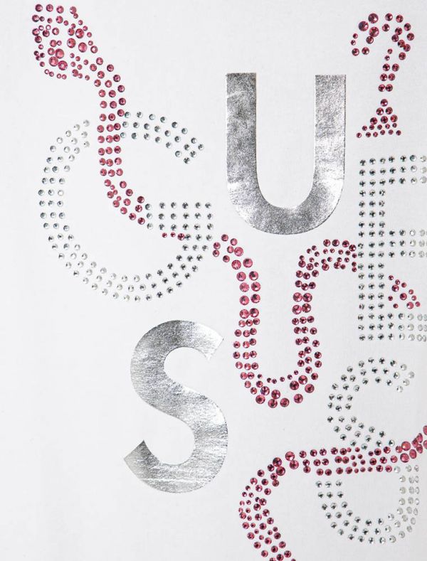 T-shirt manica corta Guess - bianco