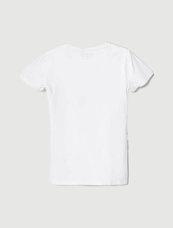 T-shirt manica corta Guess - bianco