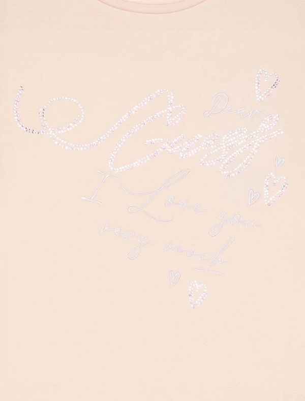 T-shirt manica corta Guess - rosa