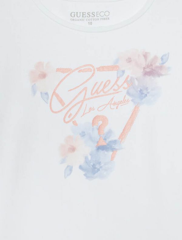 T-shirt manica corta Guess - bianco