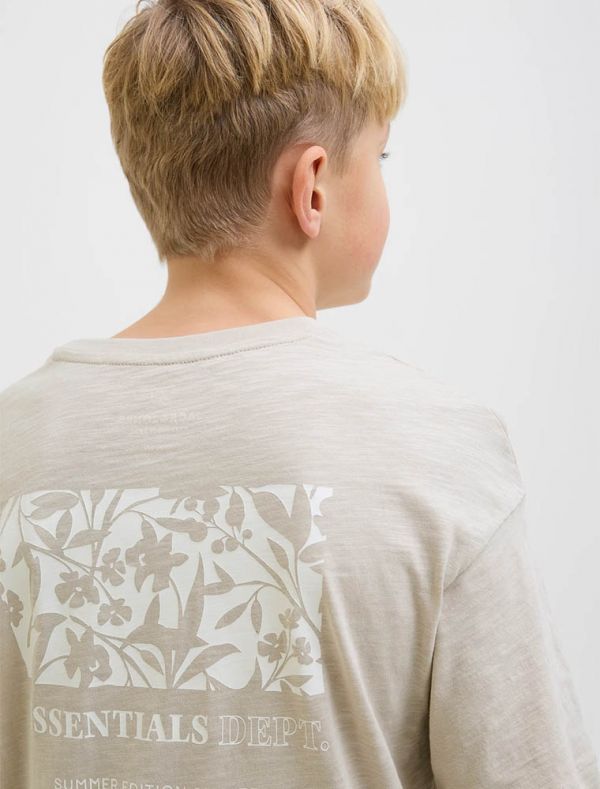 T-shirt manica corta Jack & Jones - beige
