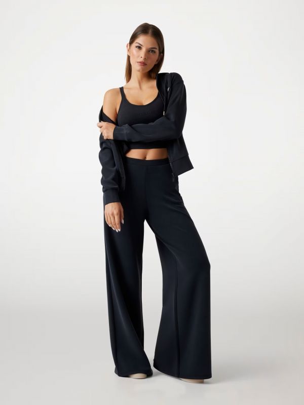 Felpa sportiva aperta Guess Sport - black