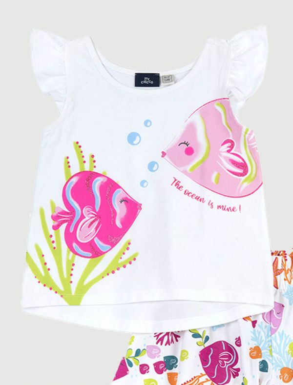 Completo 2 pezzi Chicco - rosa