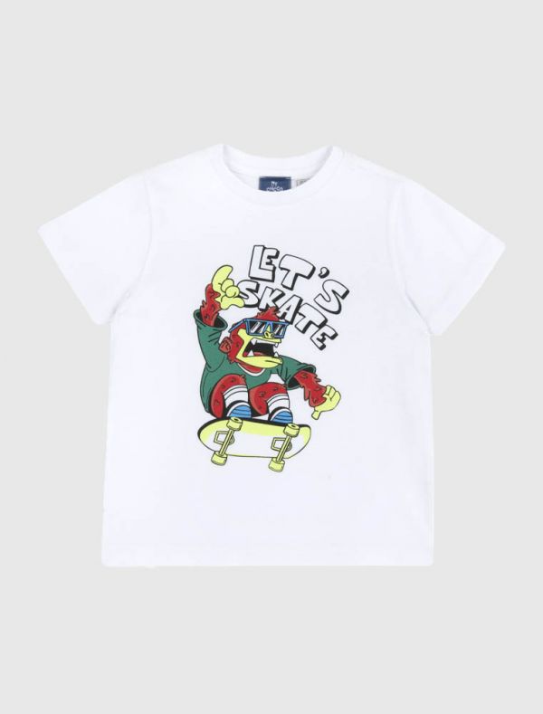 T-shirt manica corta Chicco - bianco