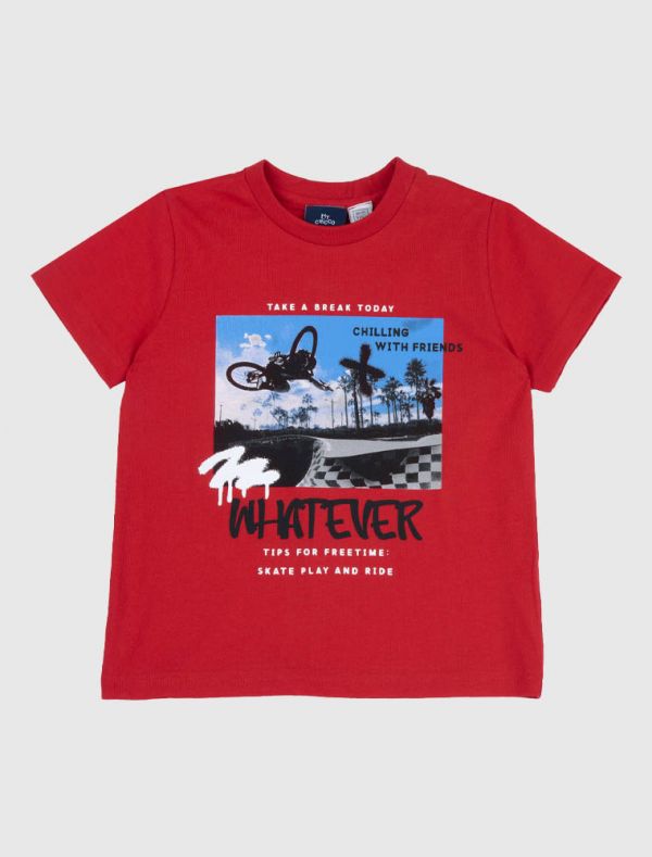 T-shirt manica corta Chicco - rosso