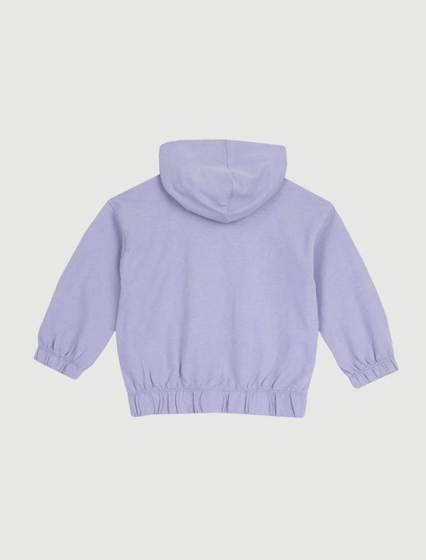 Maglia in felpa aperta Chicco - lilla