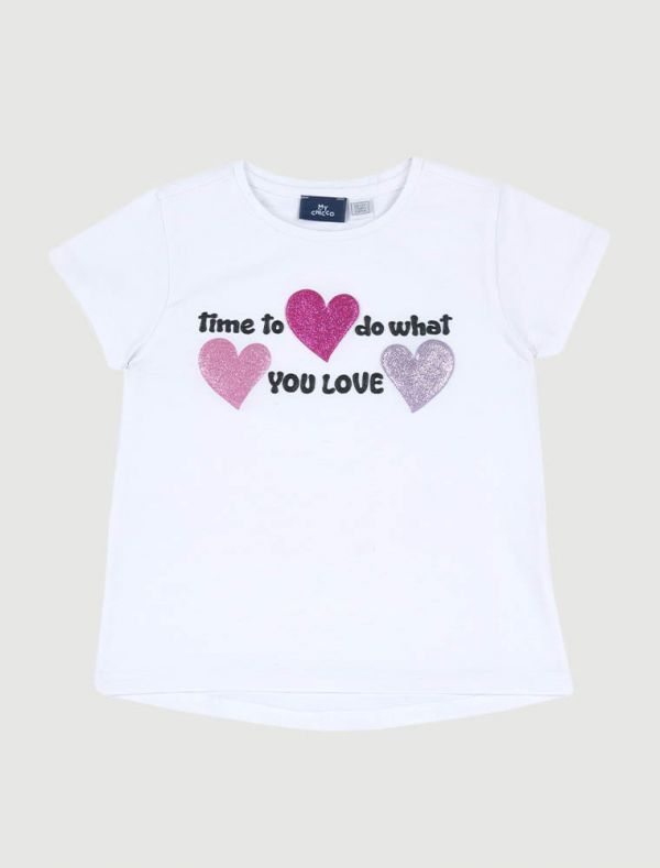 T-shirt manica corta Chicco - bianco - 0